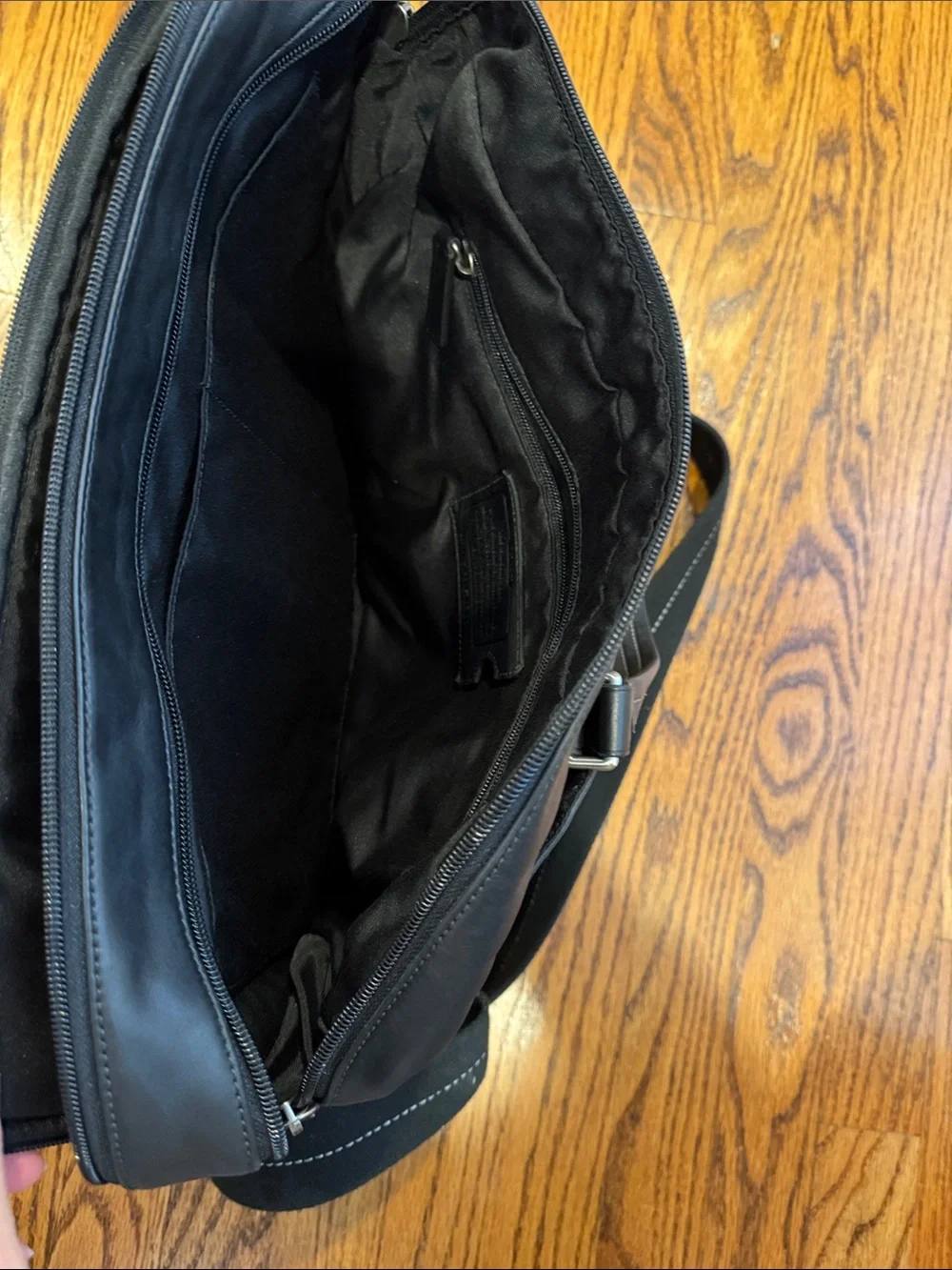 Coach Lexington commuter leather laptop bag -Dual Handles and Crossbody Strap